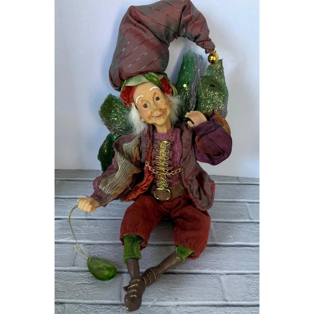 Katherine Wayne Kelski Vintage Posable Elf Fairy Shelf Sitter Dolls Woodland 12